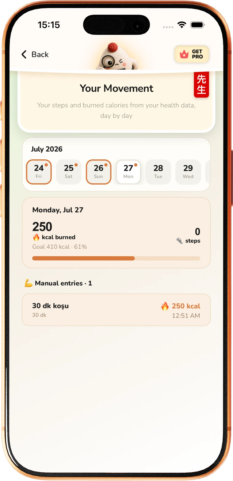 Health & steps sync